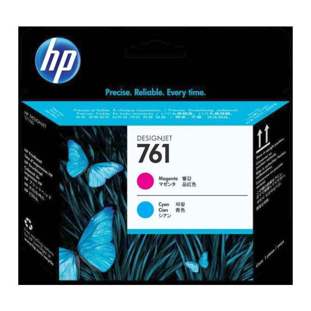 HP 761 - Magenta/Cyan - DesignJet - Printhoved