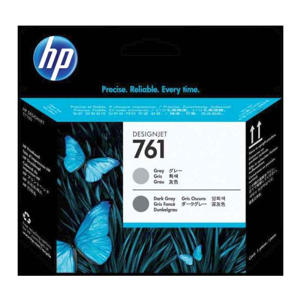 HP 761 - Gray/Dark - Gray - DesignJet - Printhoved