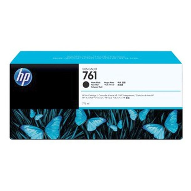 HP 761 - original med 775 ml - mat sort - Pigmentbaseret