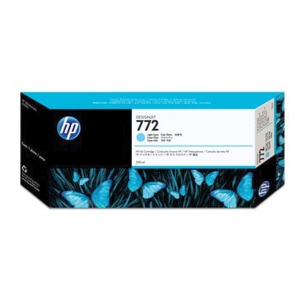 HP 772 - original - lys cyan - Pigmentbaseret - 300 ml