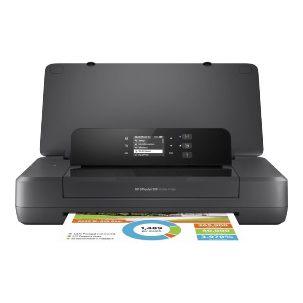 HP Officejet 200 Mobile - A4 - farve - blkprinter 