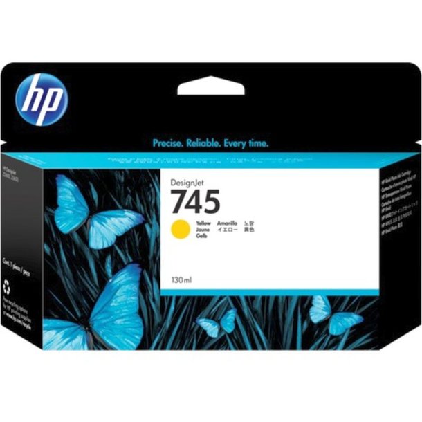 HP 745 - DesignJet - Yellow - original - Pigmentbaseret - 130 ml