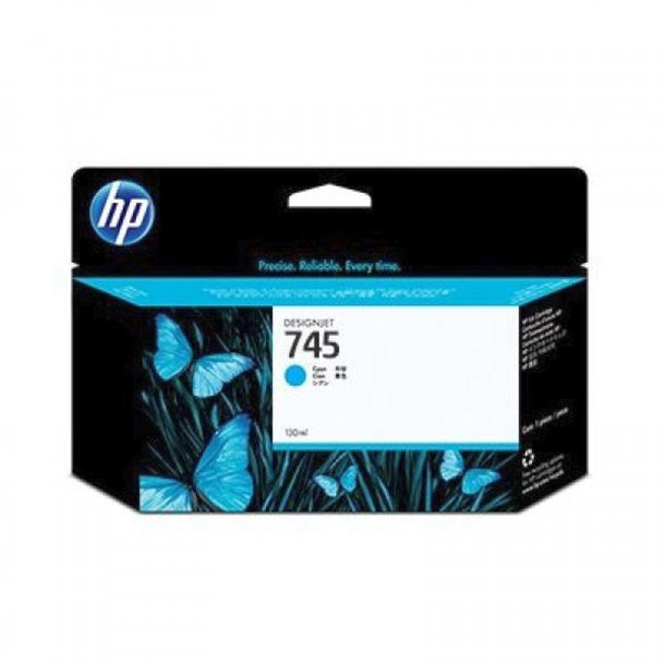 HP 745 - DesignJet - Cyan - original - Pigmentbaseret - 130 ml