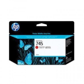 HP 745 - DesignJet - Chromatic Red - original - Pigmentbaseret - 130 ml