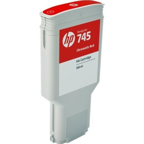 HP 745 300 -ml DesignJet Chromatic Red - original - XL - Pigmentbaseret - 300 ml