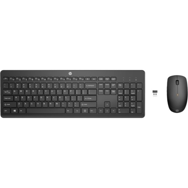 HP 235 mus og tastatur Combo UK - tr�dl�st - sort