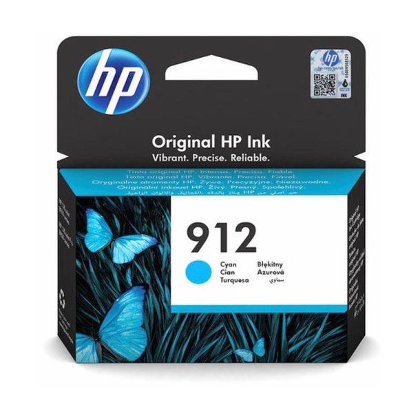 HP 912 blk - original - cyan - Pigmentbaseret - 2,9 ml - 315 Sider