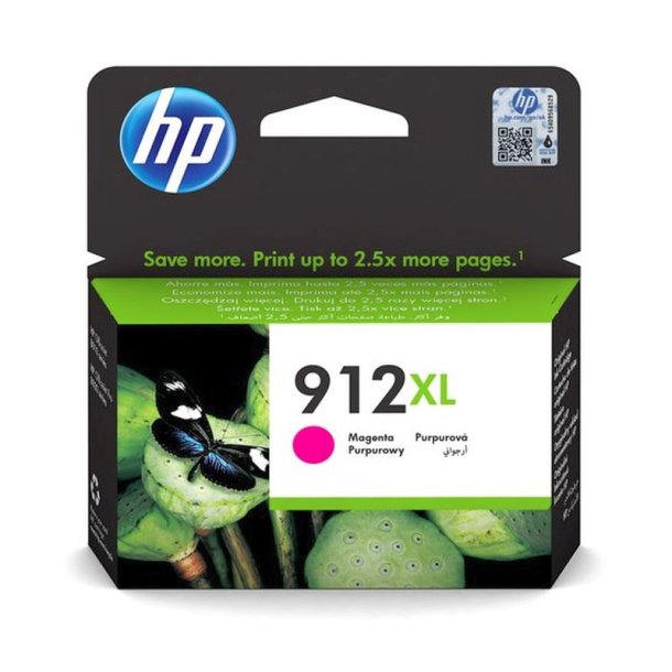 HP 912XL blk - original - magenta - XL - Pigmentbaseret - 10,4 ml - 825 Sider