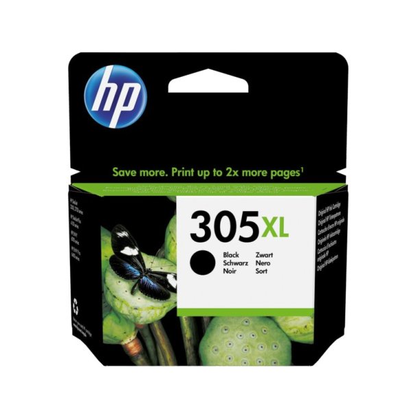 HP 305XL - original med stor kapacitet - sort - XL - 4 ml - 240 Sider