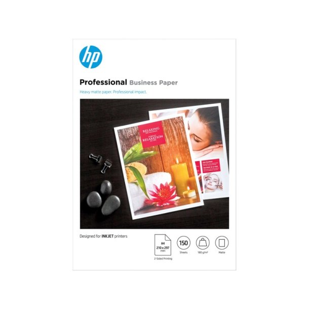 HP Professional Business foto Papir - A4 - Matte - 180g - 150 ark.