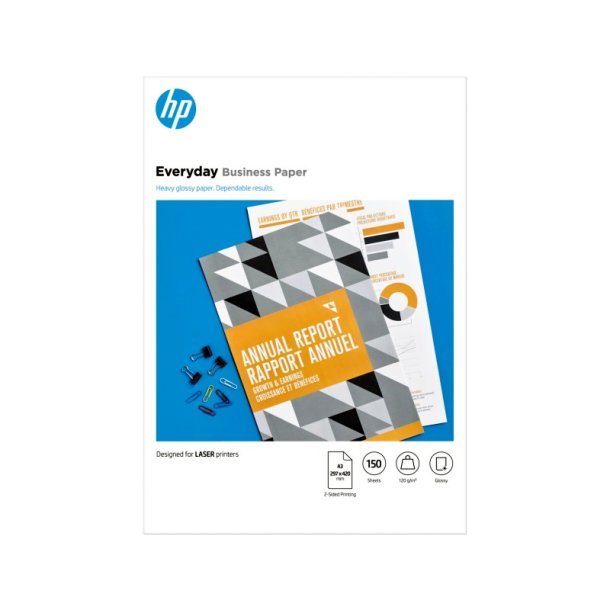 HP Everyday Business papir - A3 Laser - 120g - 150 ark pr. pakke