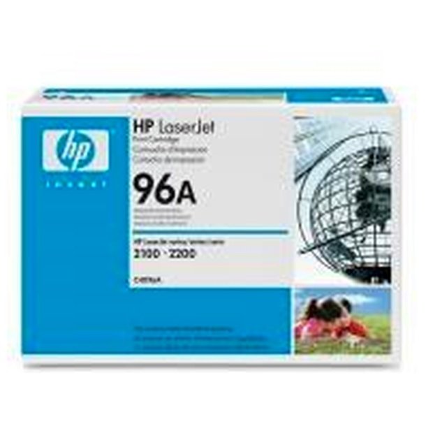 HP 96A sort LaserJet toner - 5000 sider/ISO 5% dkning