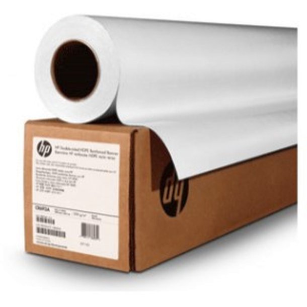 HP 24" Bright White Inkjet Paper - Mat - Glossy hvid - 610mm x 45,7m - 90 g/m&sup2; - 1 rulle fotopapir