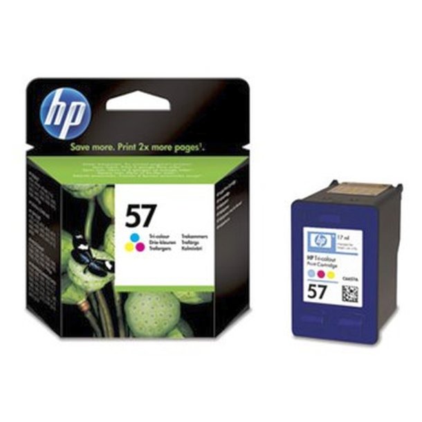 HP 57 - original - trefarvet - Farvebaseret - 500 Sider