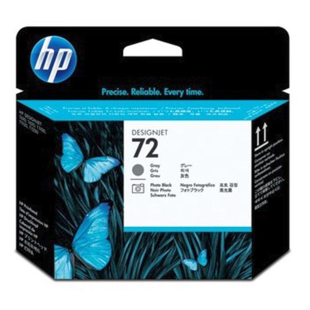 HP 72 - Printhoved - Termisk inkjet - Gr - Foto sort - C9380A