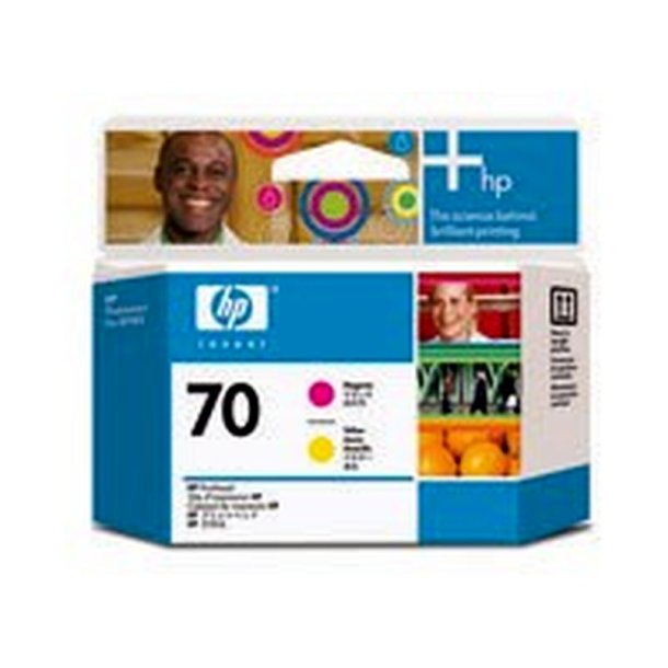 HP 70 - printhoved - Inkjet - Magenta - yellow - C9406A - 143mm