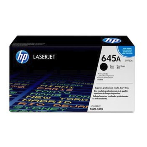 HP 645A - LaserJet - original toner - sort - 13000 sider