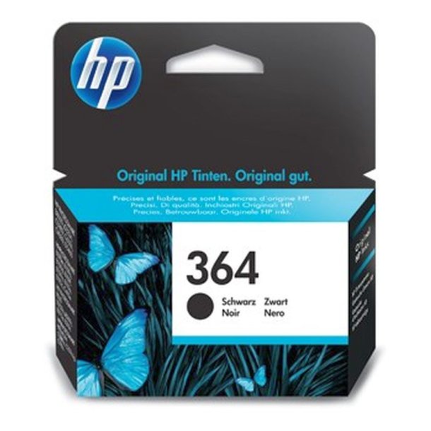 HP 364 - original - sort - Pigmentbaseret - 250 Sider