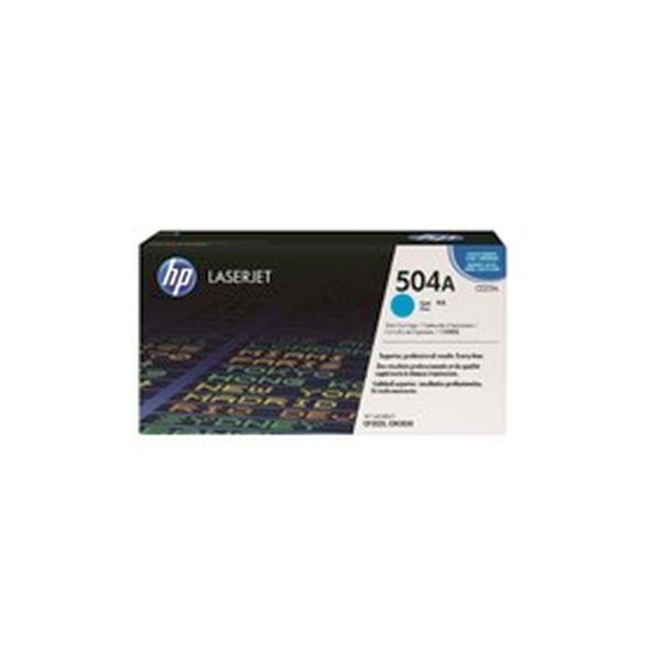 HP 504A - LaserJet - original toner - cyan - 7000 sider