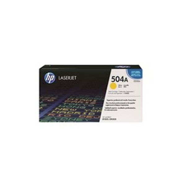 HP 504A - LaserJet - original toner - yellow - 7000 sider