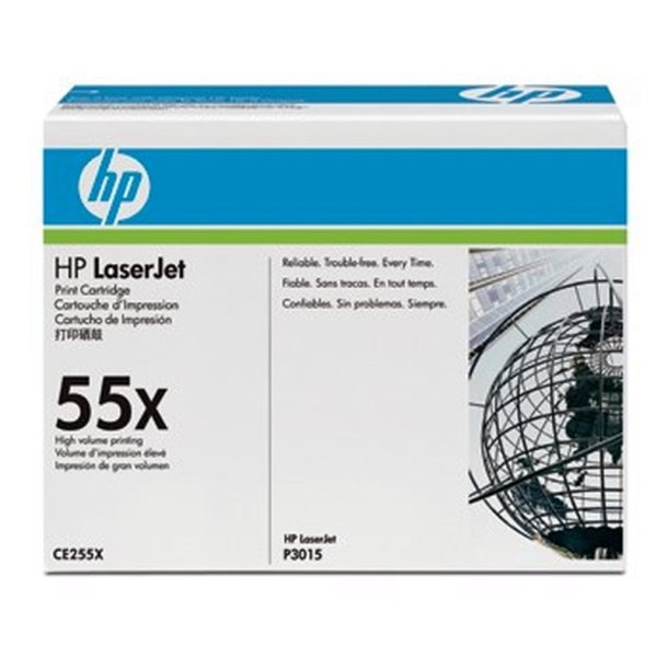 HP 55X - LaserJet - original toner - sort - 12500 sider