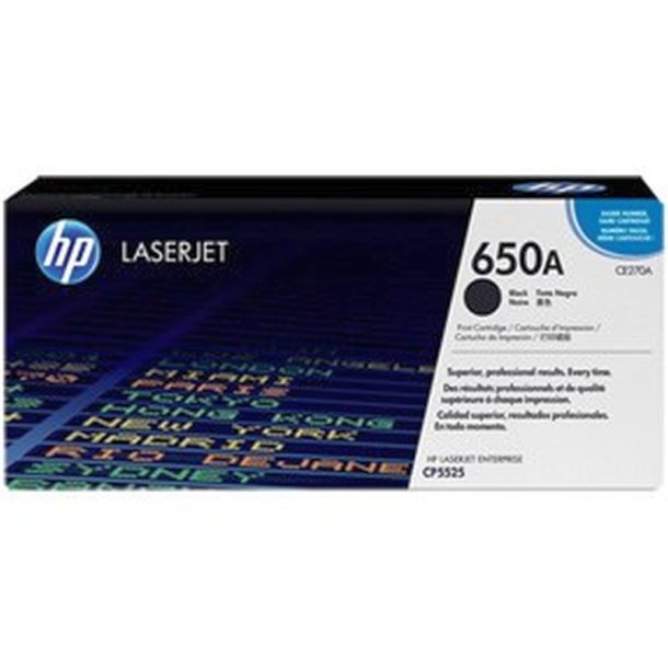 HP 650A - LaserJet - original toner - sort - 13500 sider