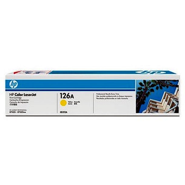 HP 126A - LaserJet - original toner - yellow - 1000 sider