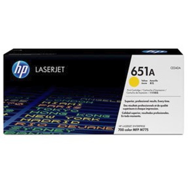 HP 651A - LaserJet - original toner - yellow - 16000 sider