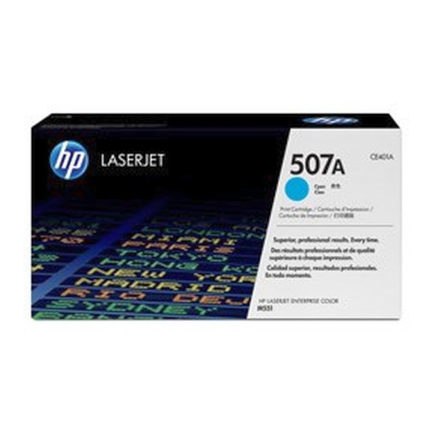 HP 507A - LaserJet - original toner - cyan - 5000 Sider - 6000 sider