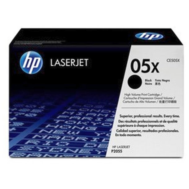 HP 05X - LaserJet - original toner - sort - 6500 sider