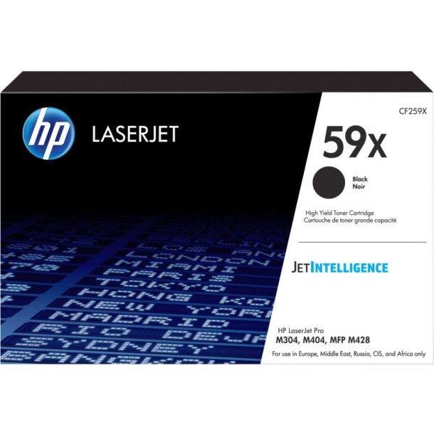 HP 59X - LaserJet - original toner - sort - 10000 sider