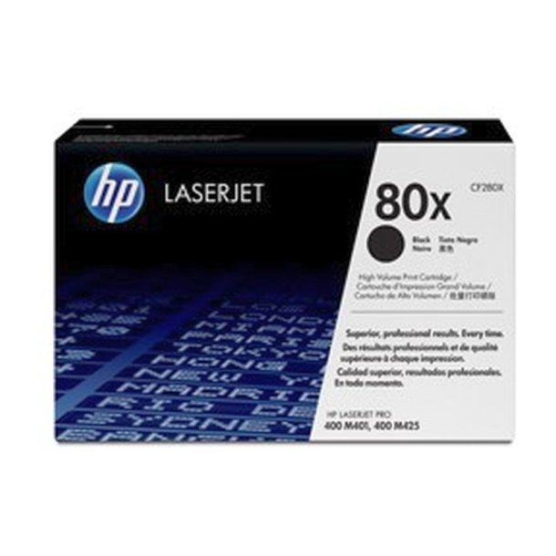 HP 80X - LaserJet - original toner - sort - 6900 sider