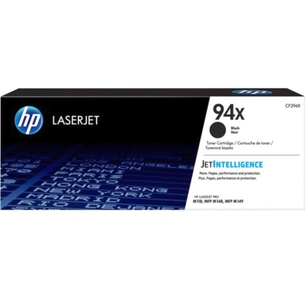 HP 94X - LaserJet - original toner - sort - 2800 sider