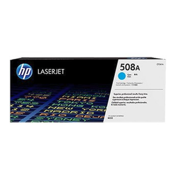 HP 508A - LaserJet - original toner - cyan - 5000 sider