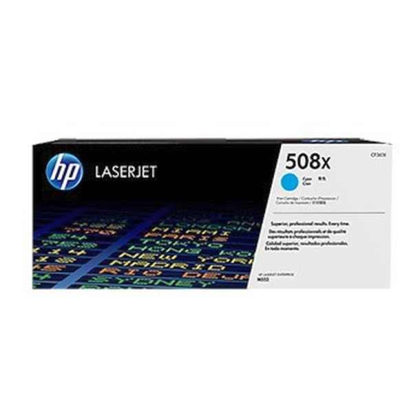 HP 508X - LaserJet - original toner - cyan - 9500 sider