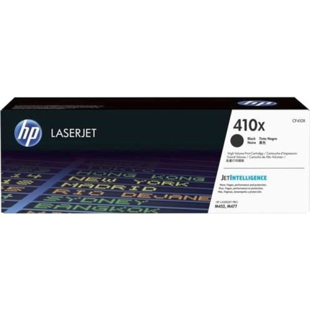 HP 410X - LaserJet - original toner - sort - pakke med 2 stk. - 13000 sider