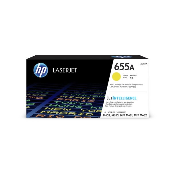 HP 655A - LaserJet - original toner - yellow - 10500 sider