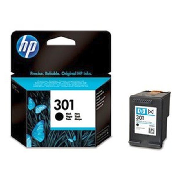 HP 301 - original - sort - Pigmentbaseret - 3 ml - 170 Sider