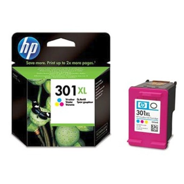 HP 301XL - original - trefarvet - XL - Farvebaseret - 6 ml - 300 Sider