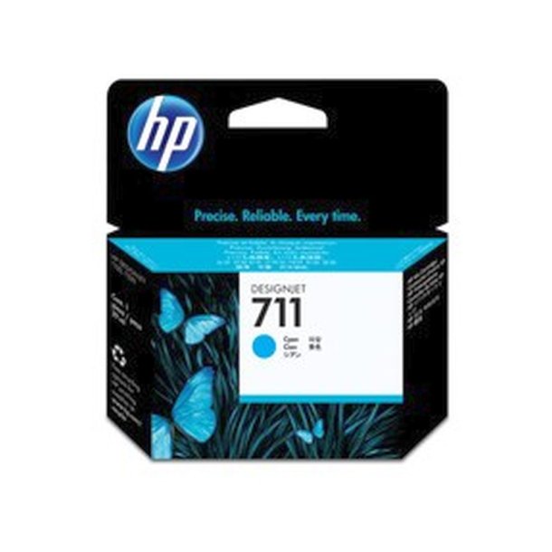 HP 711 - original med 29 ml - cyan - Pigmentbaseret