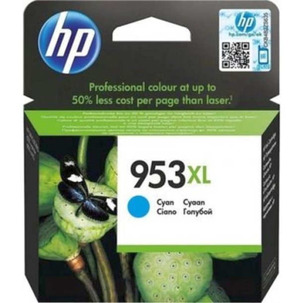 HP 953XL - original - cyan - XL - Pigmentbaseret - 18 ml - 1450 Sider