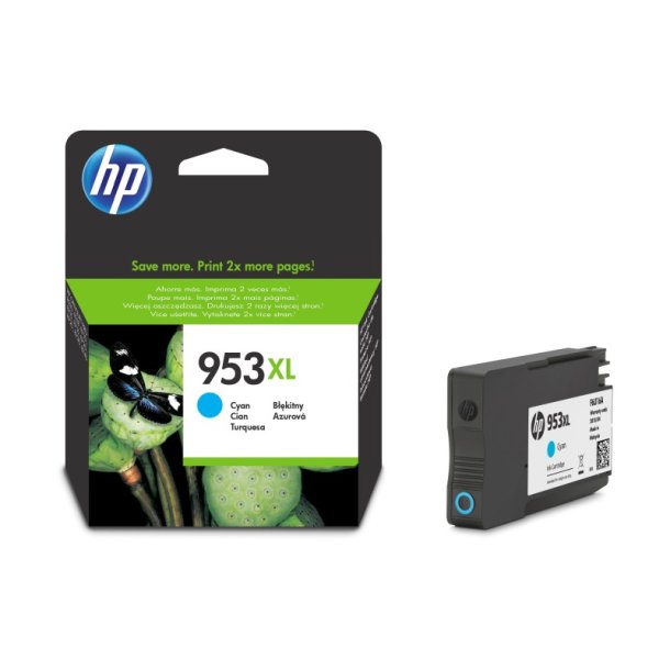 HP 953XL - original - cyan - XL - Pigmentbaseret - 18 ml - 1450 Sider