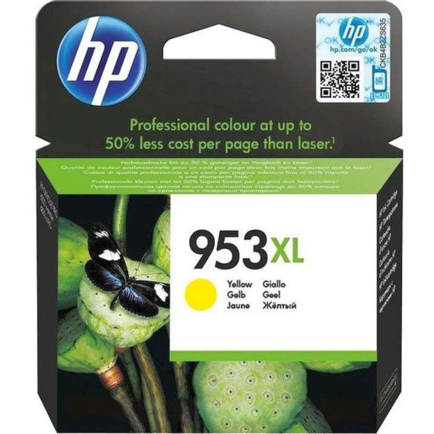 HP 953XL - original - yellow - XL - Pigmentbaseret - 18 ml - 1450 Sider