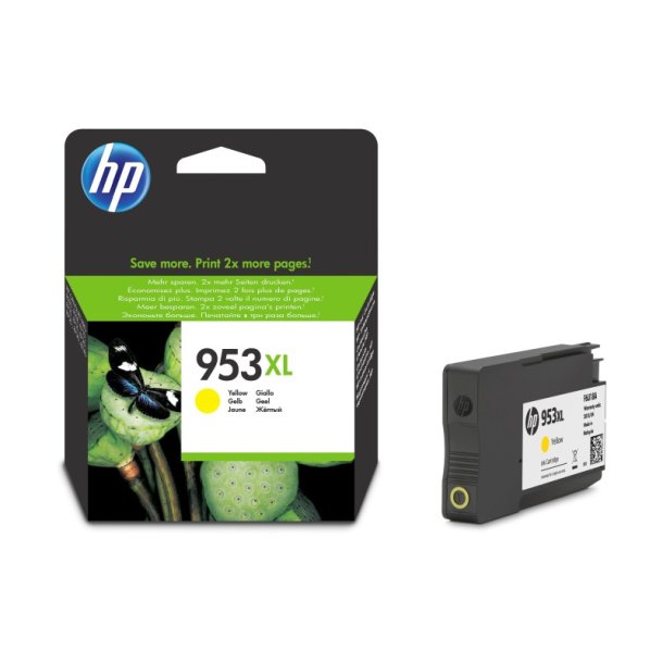 HP 953XL - original - yellow - XL - Pigmentbaseret - 18 ml - 1450 Sider