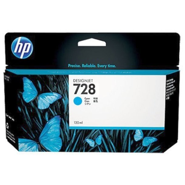 HP 728 130 ml - original - cyan - Farvebaseret - 130 ml