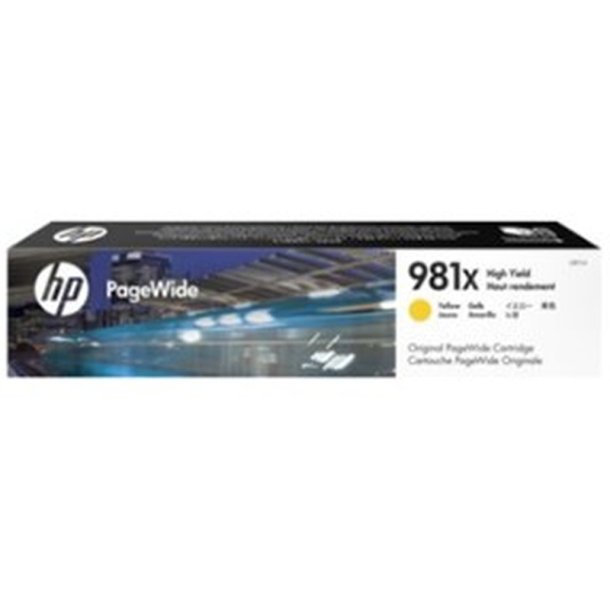 HP 981X - original - yellow - XL - Pigmentbaseret - 114 ml - 10000 Sider