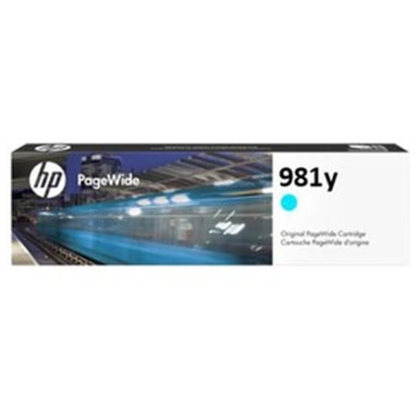 HP 981Y - original - cyan - Ekstra Super hjt udbytte - Pigmentbaseret - 185 ml - 16000 Sider