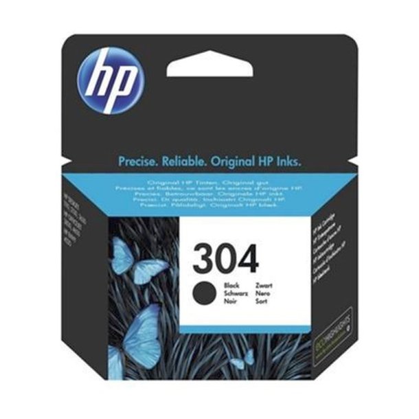 HP 304 - original - sort - Pigmentbaseret - 4 ml - 120 Sider