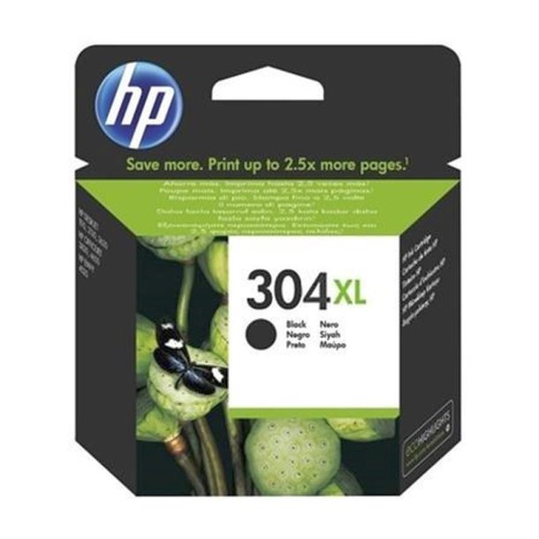 HP 304XL - original - sort - XL - Pigmentbaseret - 5,5 ml - 300 Sider