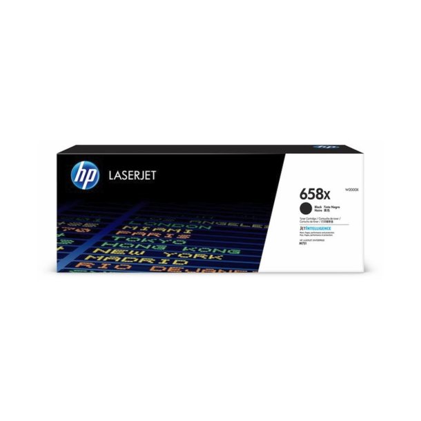 HP 658X - LaserJet - original toner - sort - 33000 sider